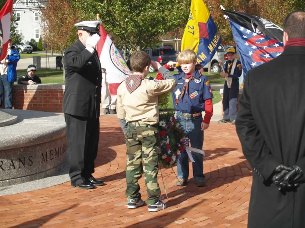 Boy Scouts assisted by CPO Keith Jermyn 5
